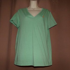 EUC Ralph Lauren Sport Mint Green Tee Size XL